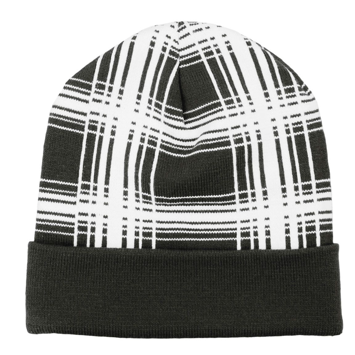 Mega-Plaid Beanie