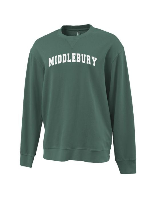mid-weight fleece crewneck