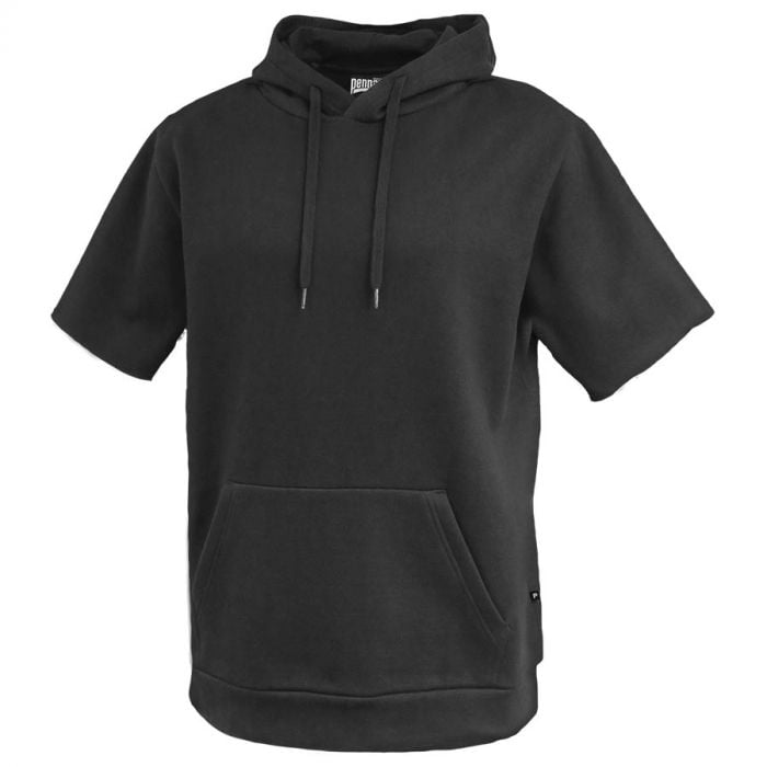 fleece short sleeve hoodie