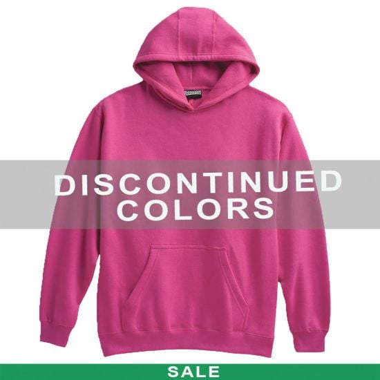 Discontinued color youth hoodie