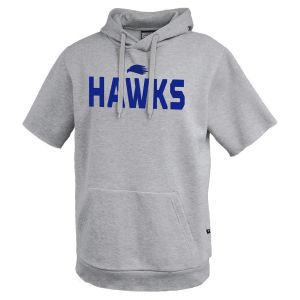 fleece short sleeve hoodie