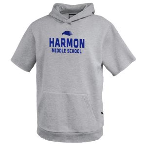 youth fleece short sleeve hoodie